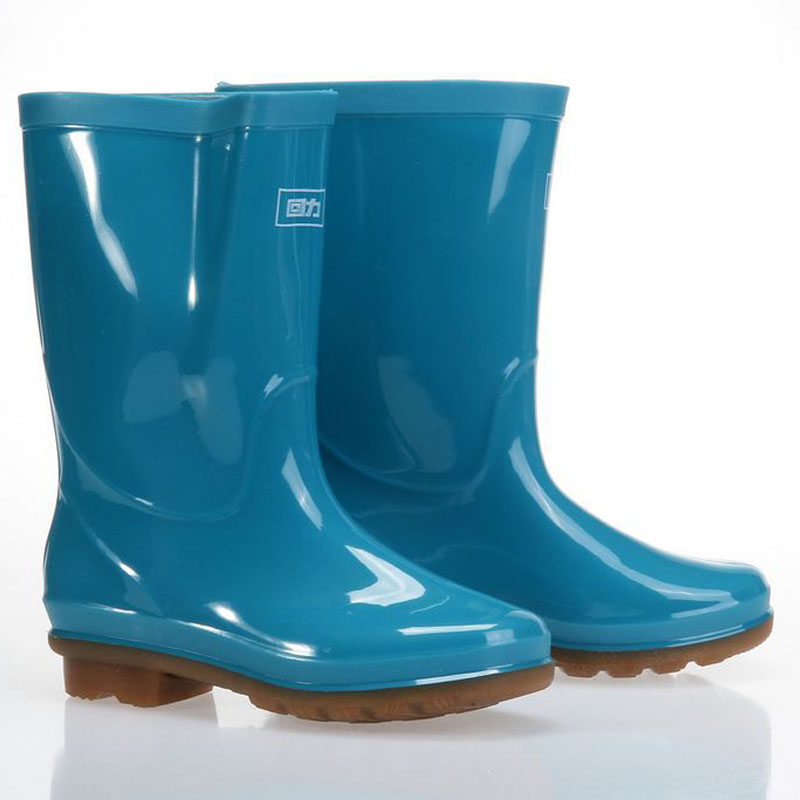 回力853女款牛筋底中筒雨靴圖片1