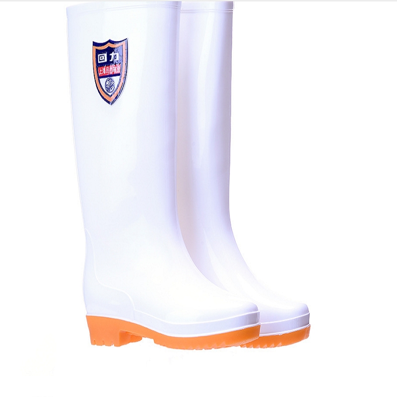 回力862高筒女款白色雨靴圖片3