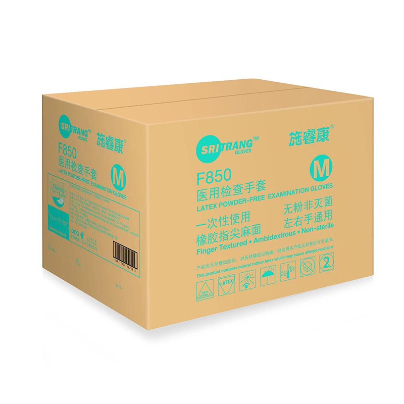 施睿康F850一次性無粉非滅菌橡膠檢查手套圖片4