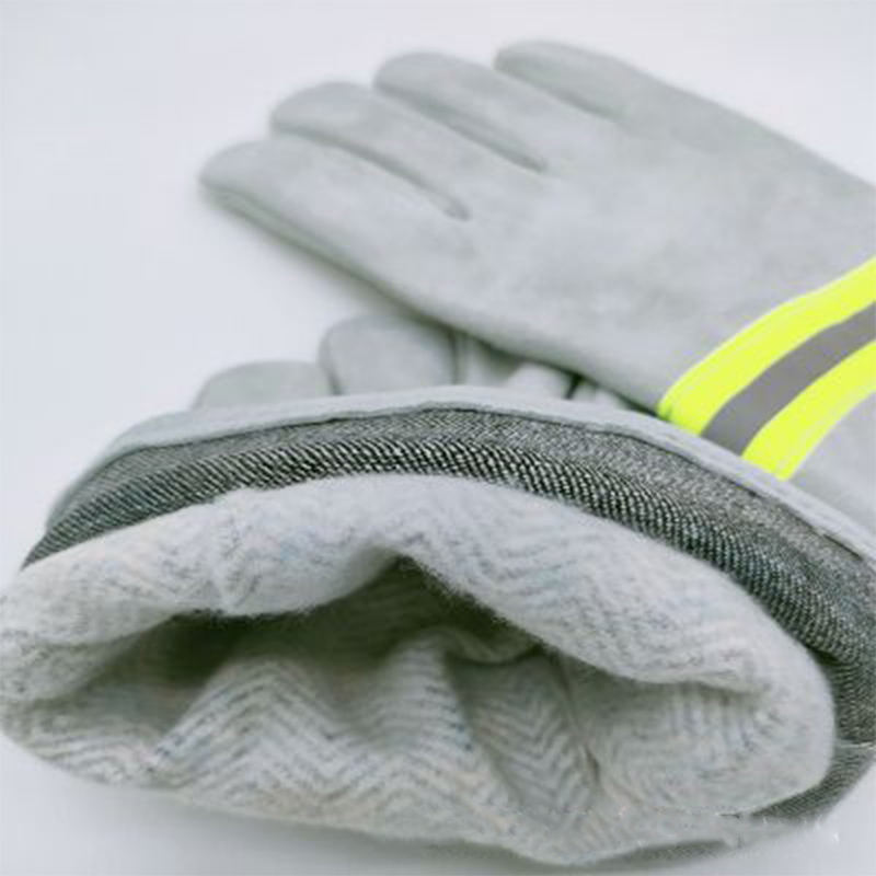 威仕盾G-2113牛二層反光電焊手套圖片4