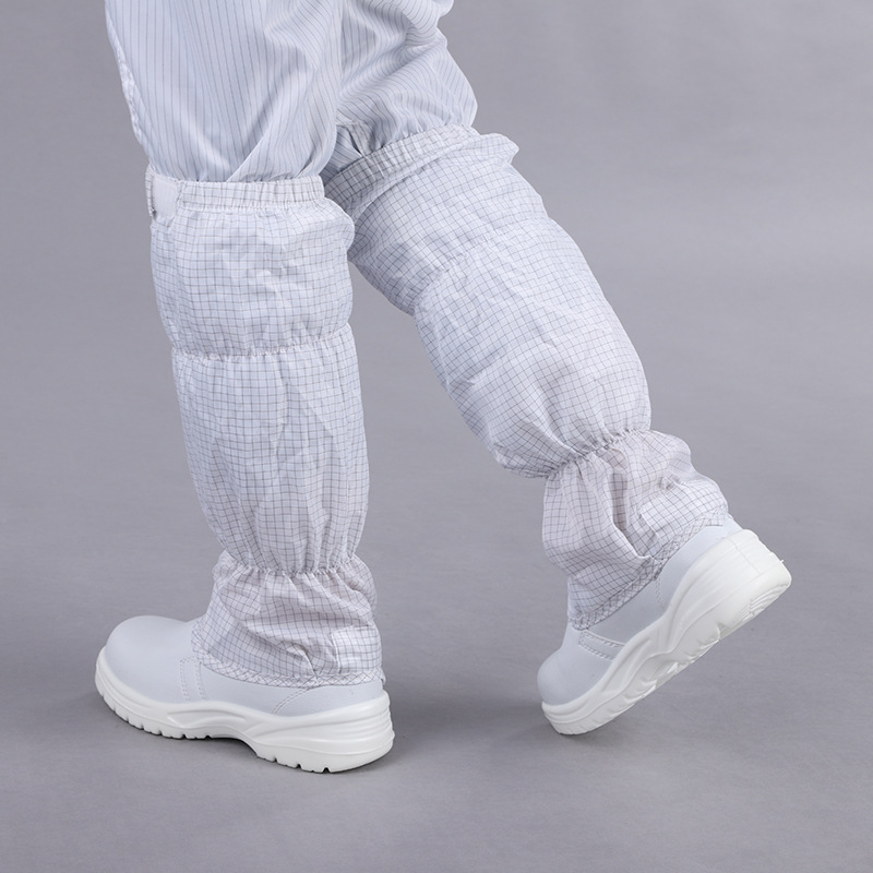 定和DH5443長筒PU底防靜電鞋無塵安全鞋圖片1