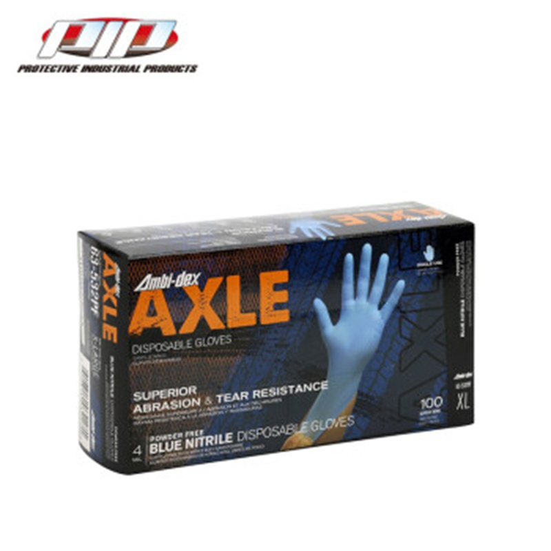 PIP 63-532PF藍色無粉一次性丁腈手套圖片4