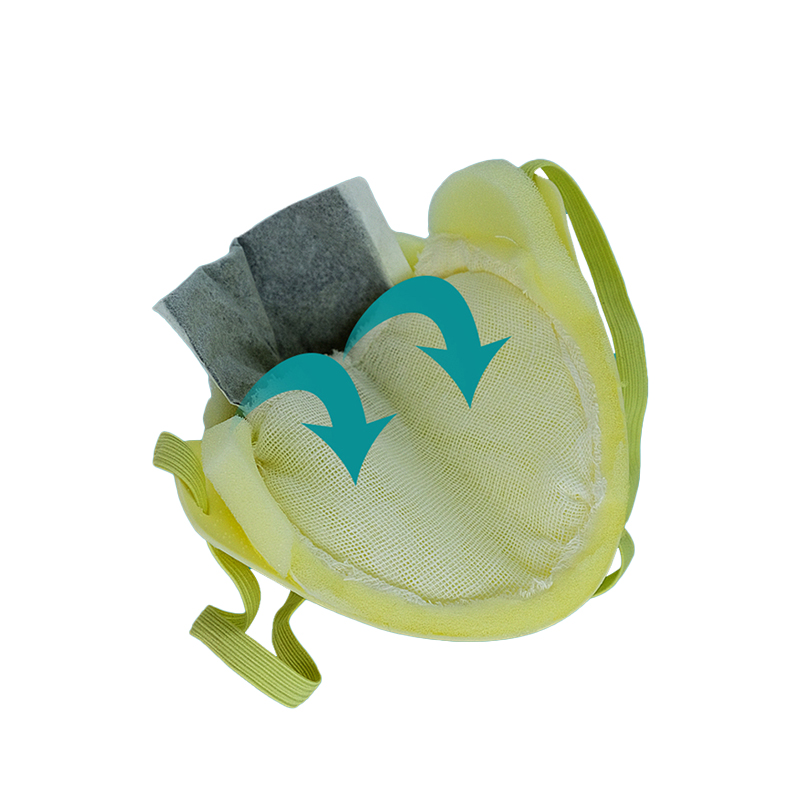 藍星C-501頭戴式KN90活性碳防塵口罩圖片3