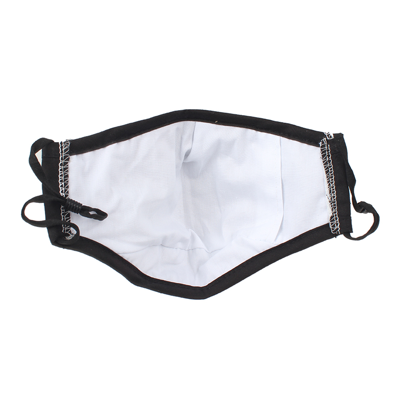 藍(lán)星黑色耳戴式成人棉布口罩圖片1