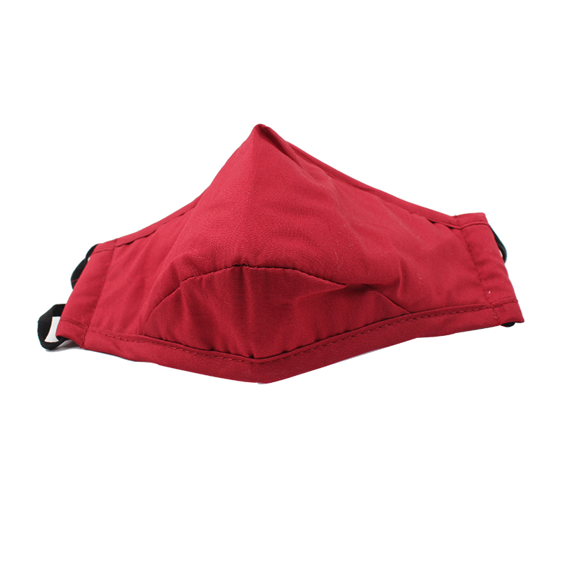 藍星棗紅耳戴式成人棉布口罩圖片2 藍星棗紅耳戴式成人棉布口罩圖片2