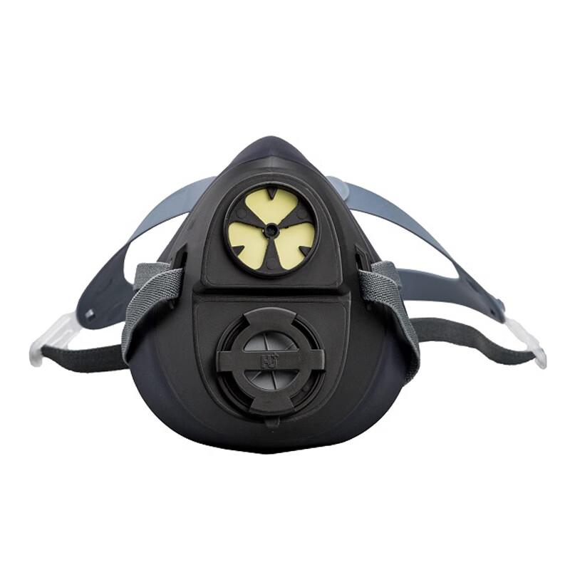 呼享9200單濾盒硅膠半面罩防毒面具圖片2