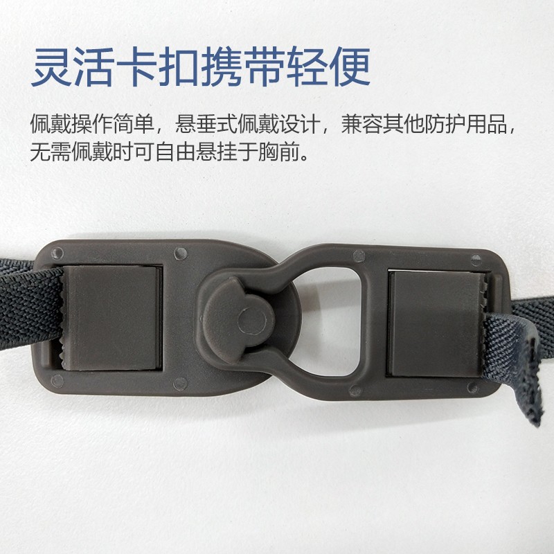 呼享8600雙濾盒硅膠半面罩防毒面具圖片2