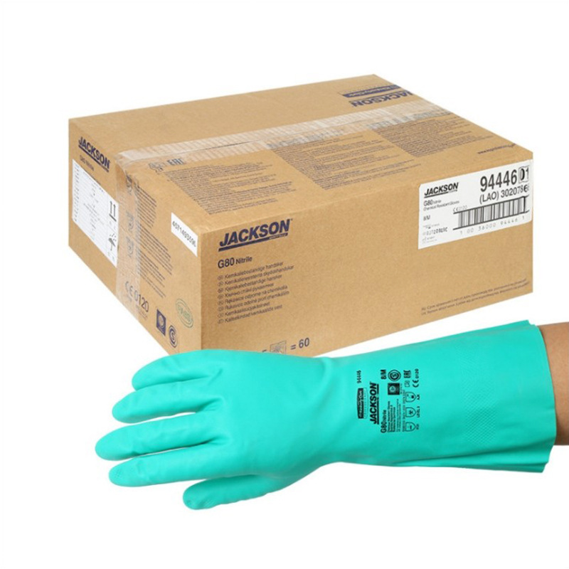 金佰利94447B G80綠色丁腈防化手套L圖片4