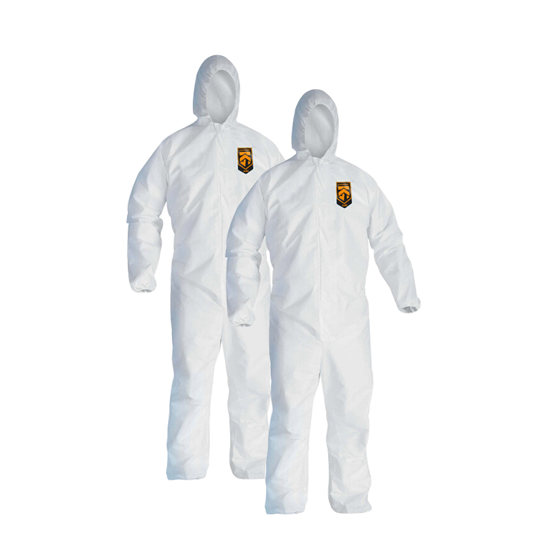 金佰利38941-04 KLEENGUARD勁衛(wèi)A35白色帶帽連體防護(hù)服XXL圖片1