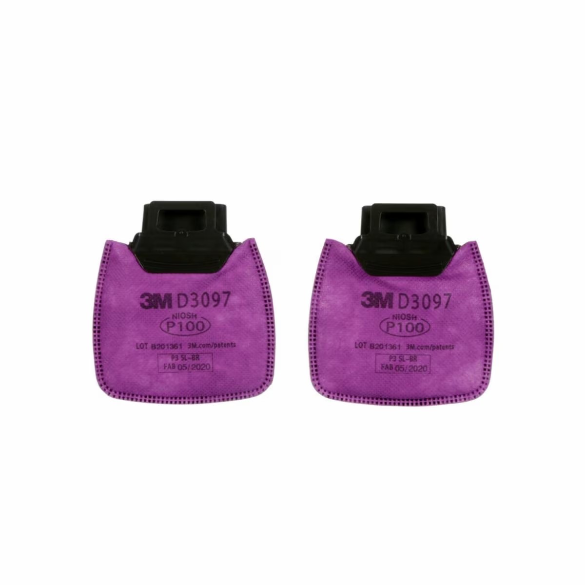 3M D3097CN P100有機蒸氣異味顆粒物濾棉圖片1