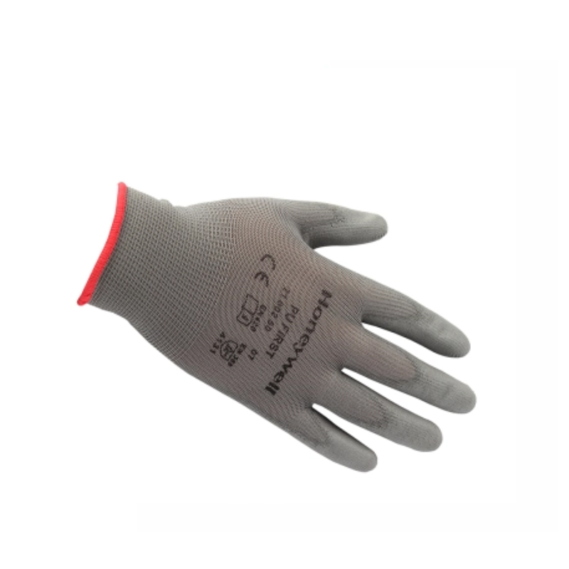 霍尼韋爾2100250CN尼龍耐磨掌浸PU灰色工作手套圖片2
