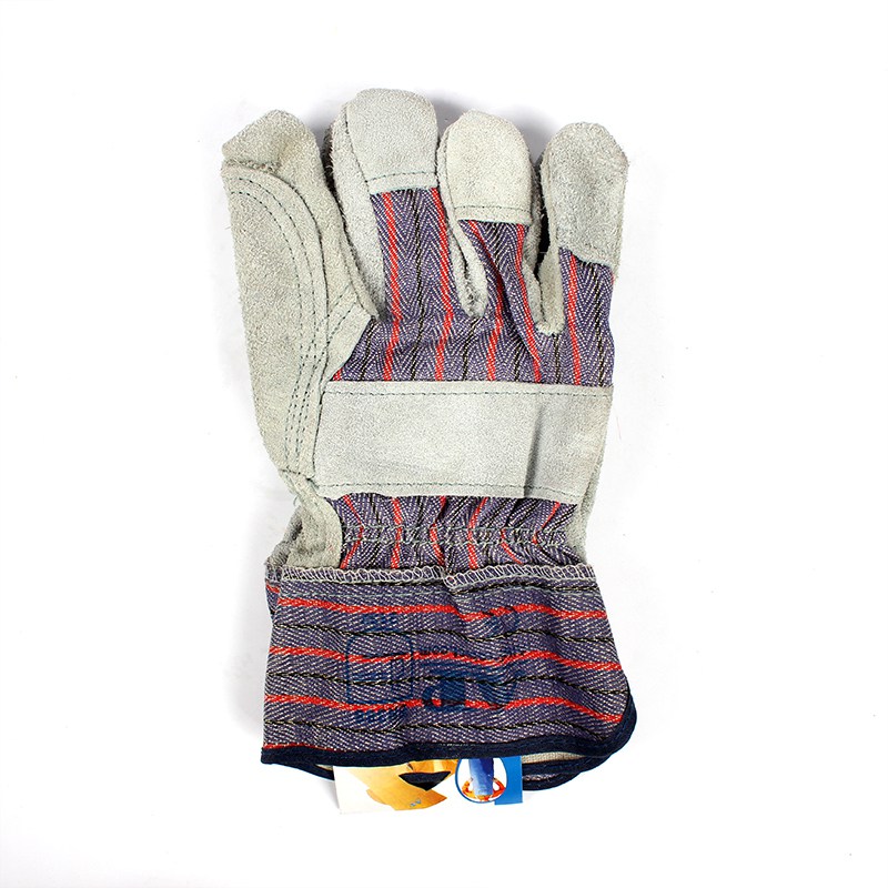 友盟AP-1526耐磨牛二層芯皮勞保手套圖片3