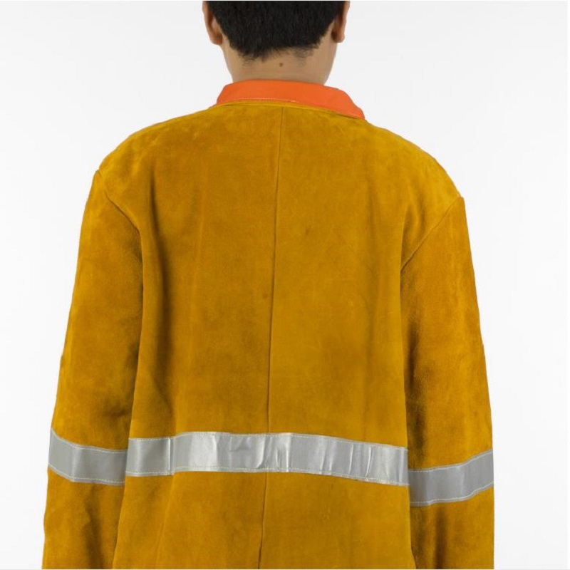 友盟AP-2160金黃色側(cè)開胸全皮焊工服圖片2 友盟AP-2160金黃色側(cè)開胸全皮焊工服圖片2