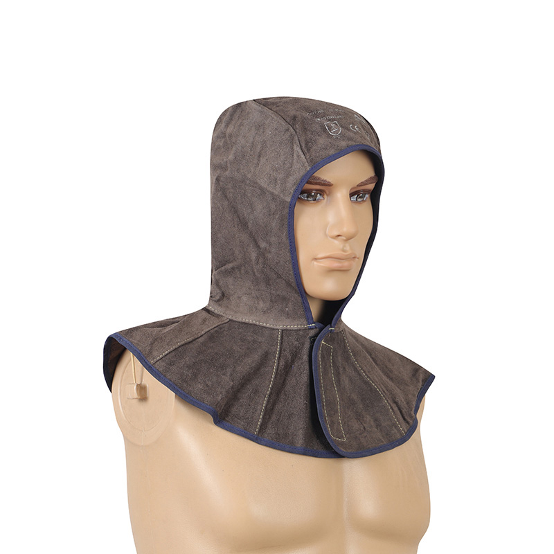 友盟AP-3000C炭啡色皮全護式焊帽圖片3