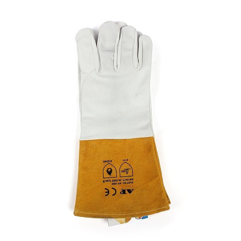 友盟AP-1099上等羊青長袖筒電焊手套圖片1