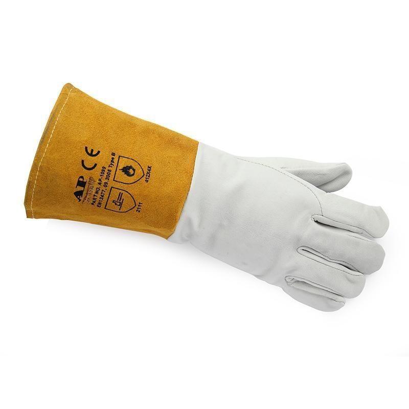 友盟AP-1099上等羊青長袖筒電焊手套圖片2