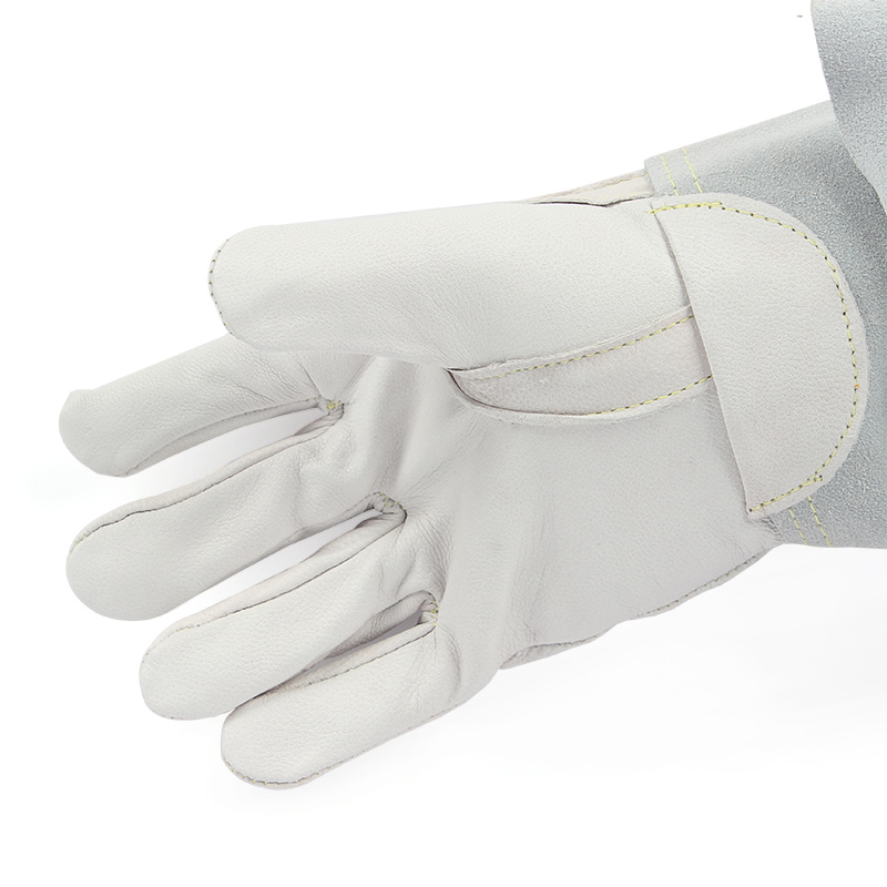友盟AP-1110防火隔熱牛二層皮電焊手套圖片2