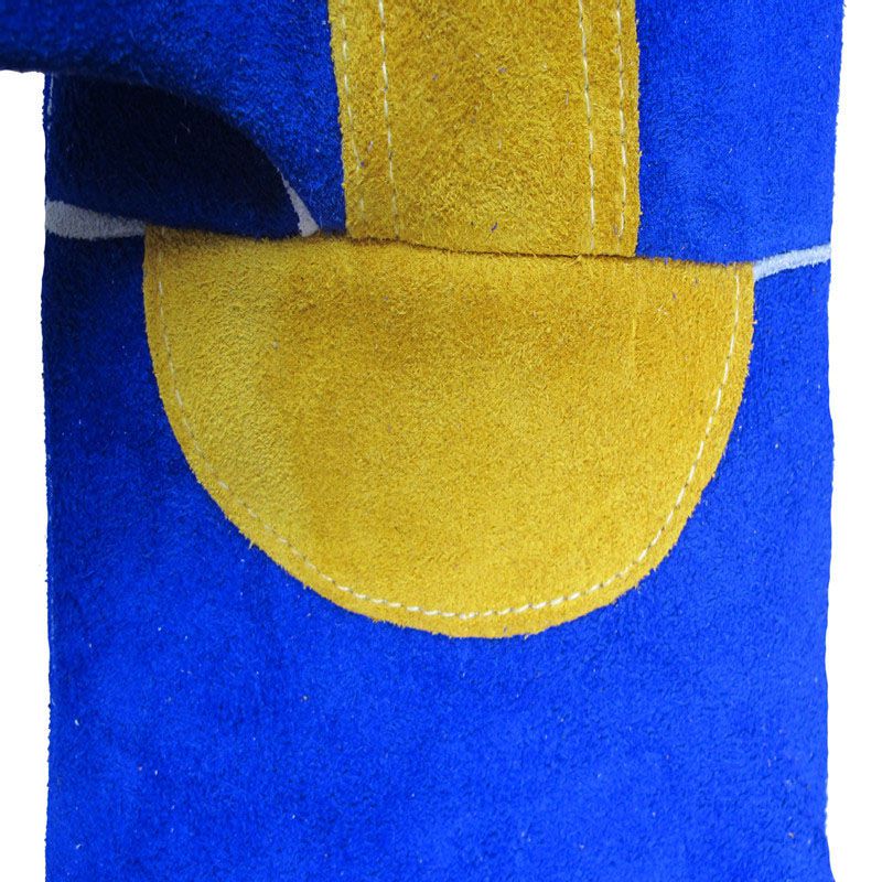 友盟AP-1201彩藍色隔熱防火牛二層皮電焊手套圖片1 友盟AP-1201彩藍色隔熱防火牛二層皮電焊手套圖片1