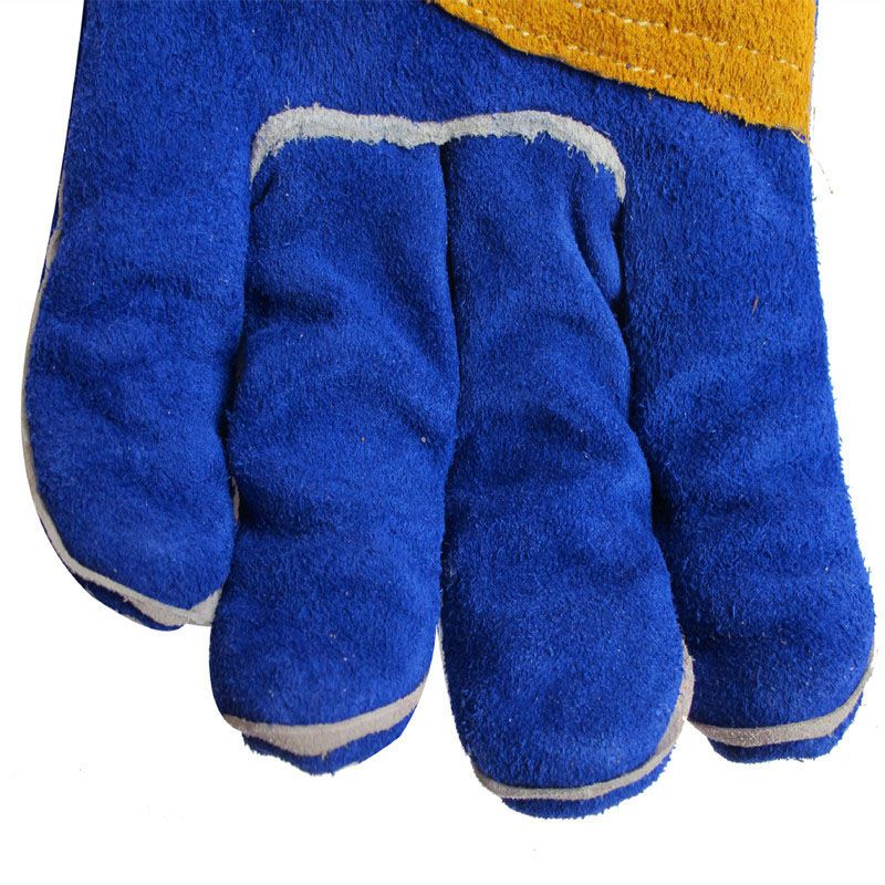 友盟AP-1201彩藍色隔熱防火牛二層皮電焊手套圖片3 友盟AP-1201彩藍色隔熱防火牛二層皮電焊手套圖片3