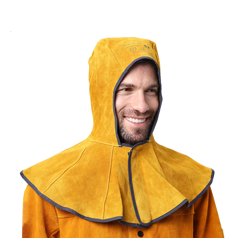 友盟AP-3000Y金黃色皮全護式焊帽圖片2