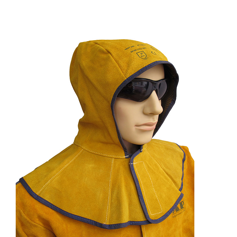 友盟AP-3000Y金黃色皮全護式焊帽圖片1