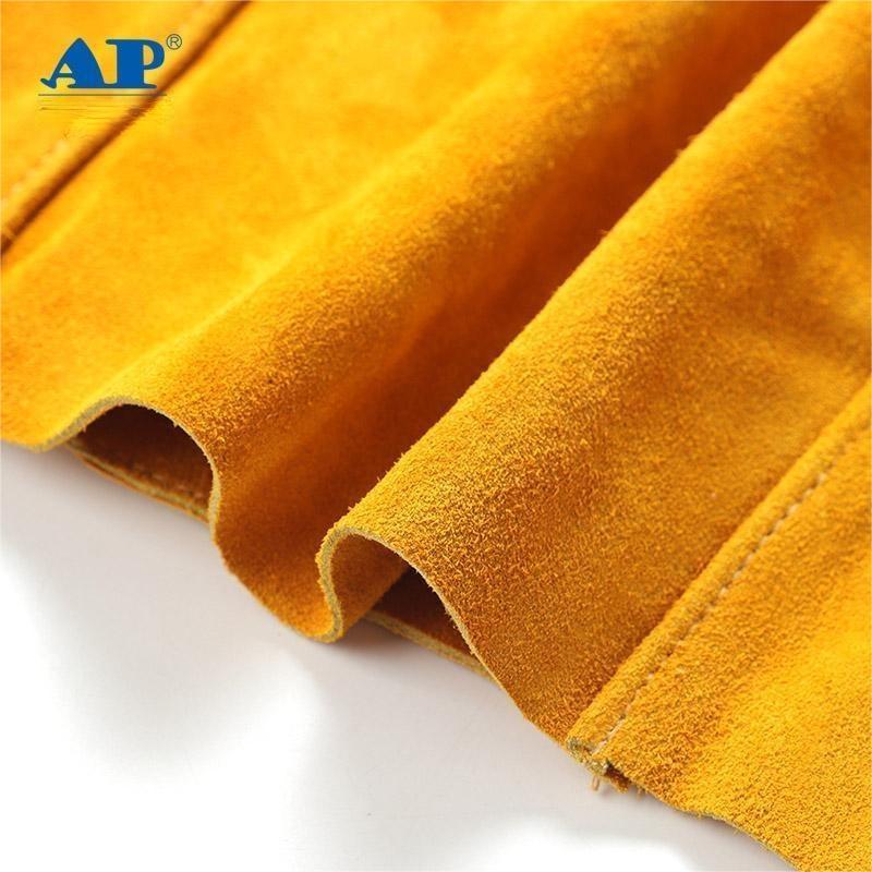 友盟AP-2130金黃色全皮焊工服上衣圖片3