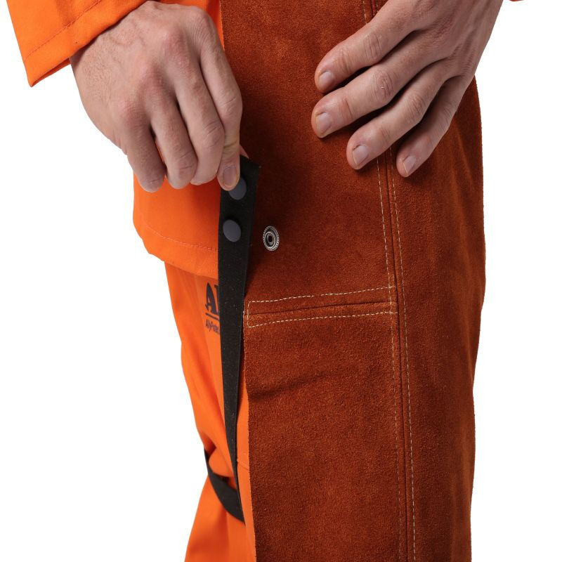 友盟AP-7236咖啡色單前幅連胸焊工服褲子圖片3 友盟AP-7236咖啡色單前幅連胸焊工服褲子圖片3