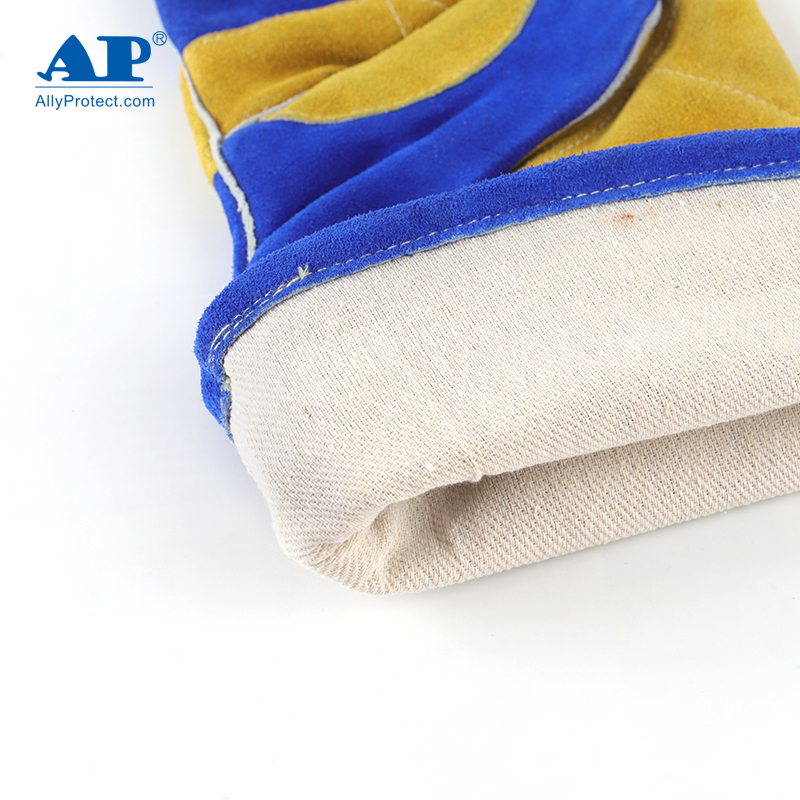 友盟AP-1166彩藍色牛二層皮電焊手套圖片5 友盟AP-1166彩藍色牛二層皮電焊手套圖片5