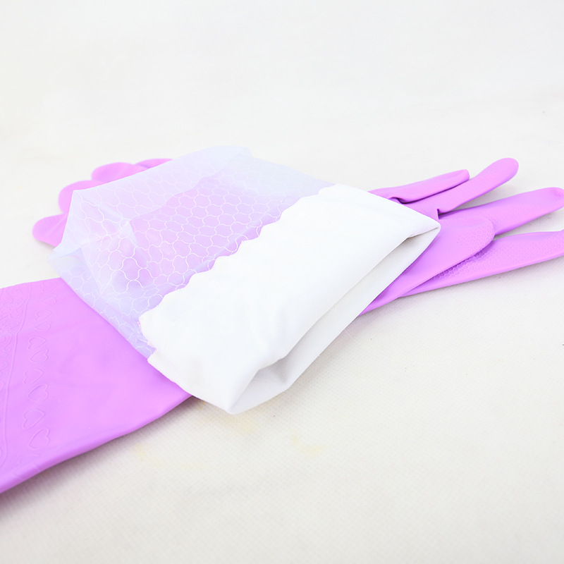 東亞808-B植絨加袖勞保手套圖片2