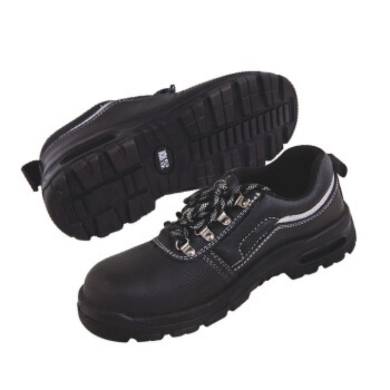 華昱HY6010黑色低幫便防砸耐磨安全鞋圖片1
