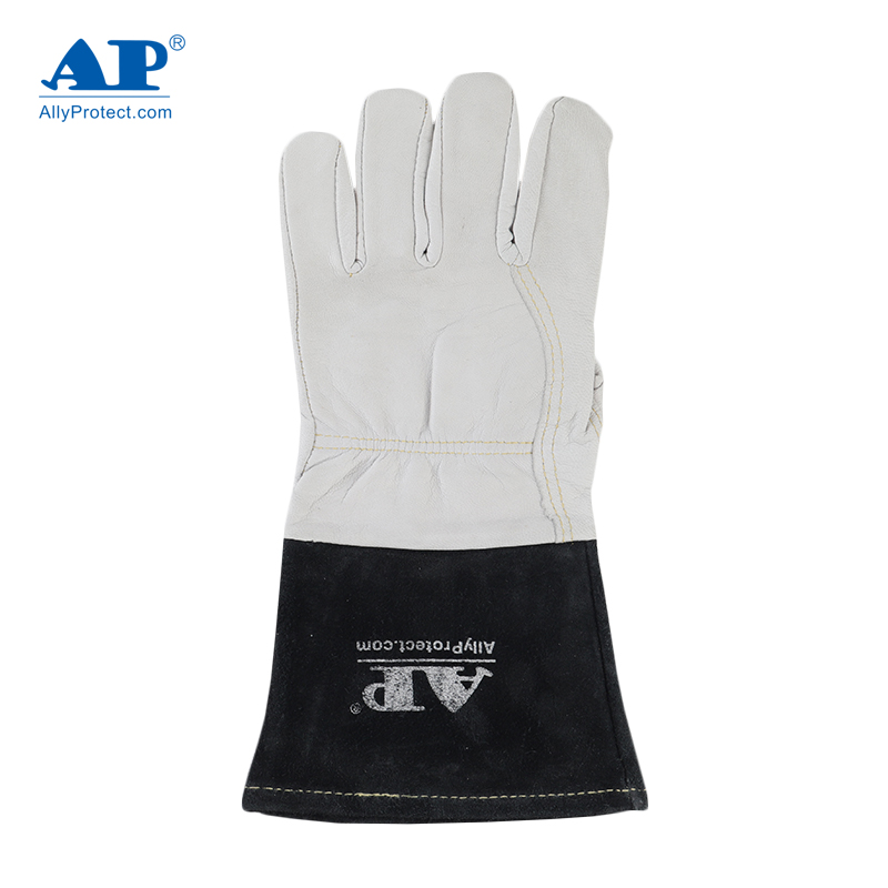 友盟AP-1077防火隔熱羊青皮電焊手套圖片1