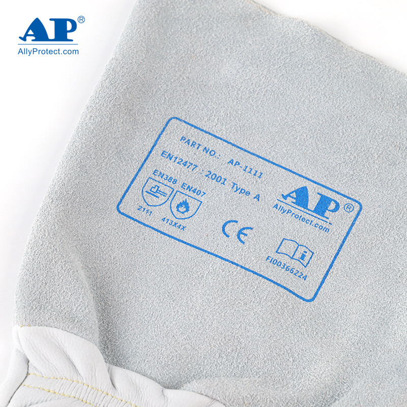 友盟AP-1111防火隔熱羊青皮電焊手套圖片5