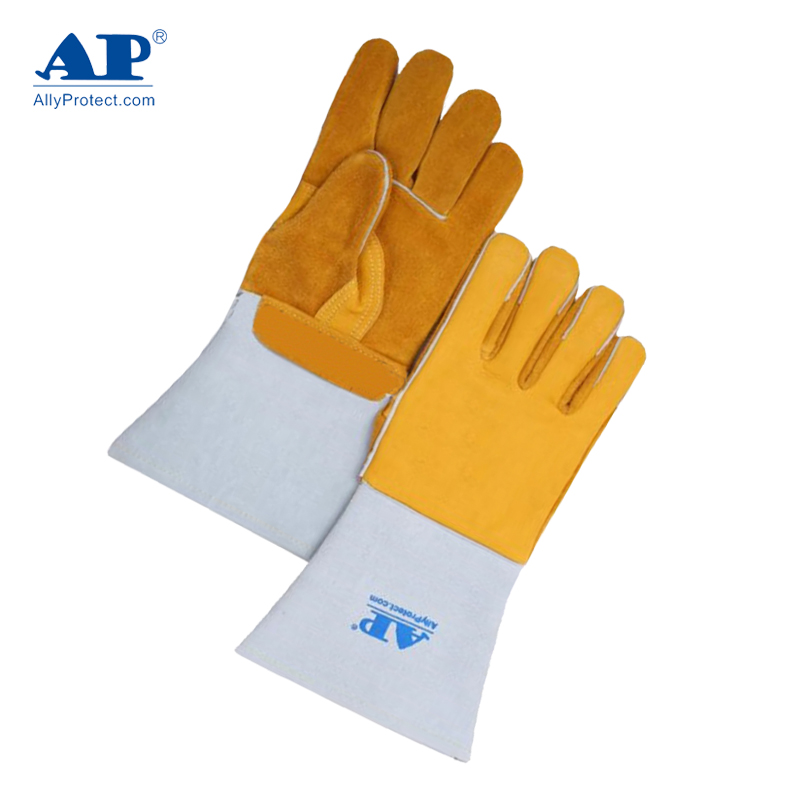 友盟AP-2950耐磨舒適牛青皮電焊手套圖片1