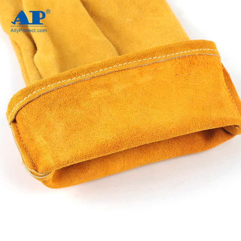 友盟AP-2327金黃色鹿二層皮電焊手套圖片4 友盟AP-2327金黃色鹿二層皮電焊手套圖片4