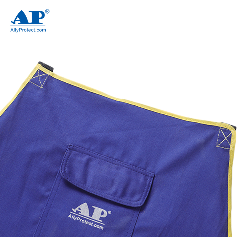 友盟AP-7036藍色阻燃布圍裙圖片4