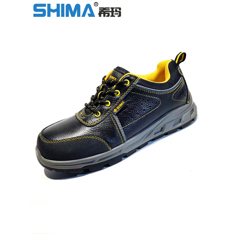 SHIMA希瑪D16002-2鋼包頭防滑防砸安全勞保鞋圖片1