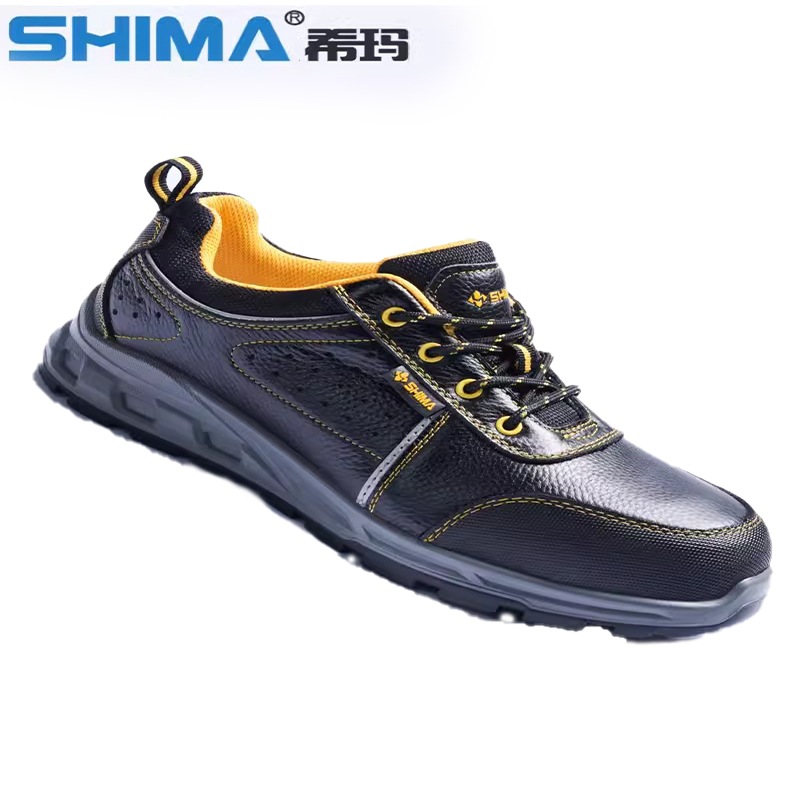 SHIMA希瑪D16002-2鋼包頭防滑防砸安全勞保鞋圖片2