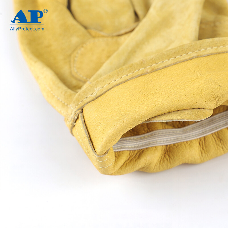 友盟AP-2266金黃色豬青皮耐低溫手套圖片4