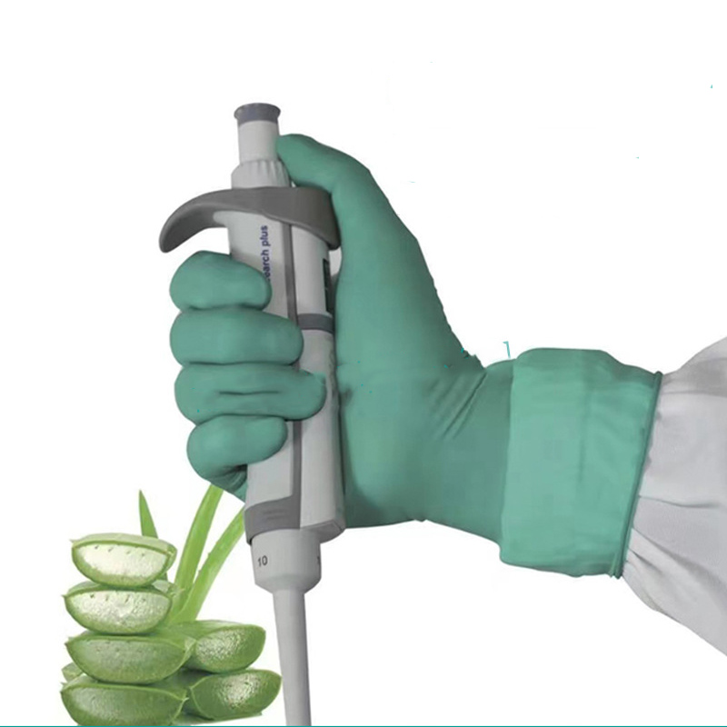 光明綠色蘆薈乳膠手套圖片2