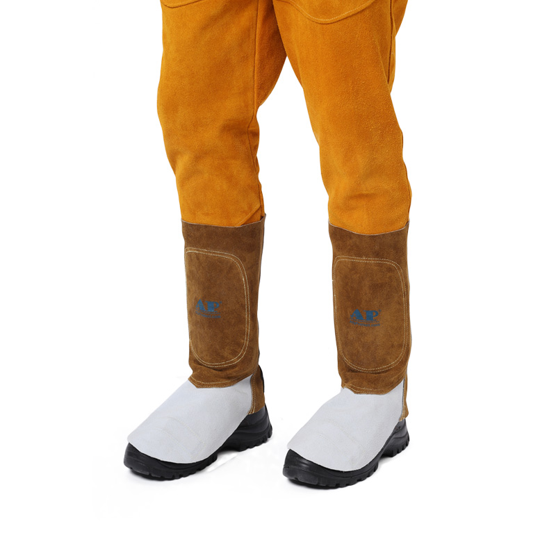 友盟AP-9401金棕色搭配原色全皮長筒腳蓋圖片2 友盟AP-9401金棕色搭配原色全皮長筒腳蓋圖片2