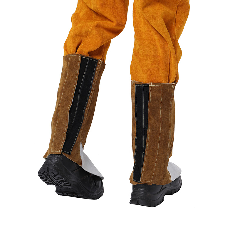 友盟AP-9401金棕色搭配原色全皮長筒腳蓋圖片3 友盟AP-9401金棕色搭配原色全皮長筒腳蓋圖片3