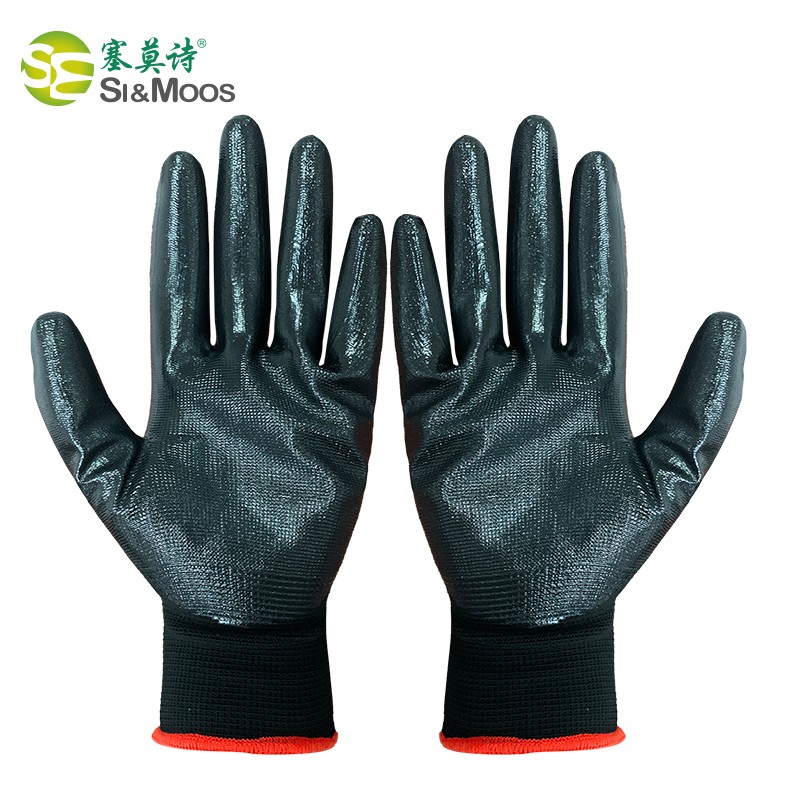 塞莫詩(shī)CG905BK黑色浸膠丁腈手套圖片1