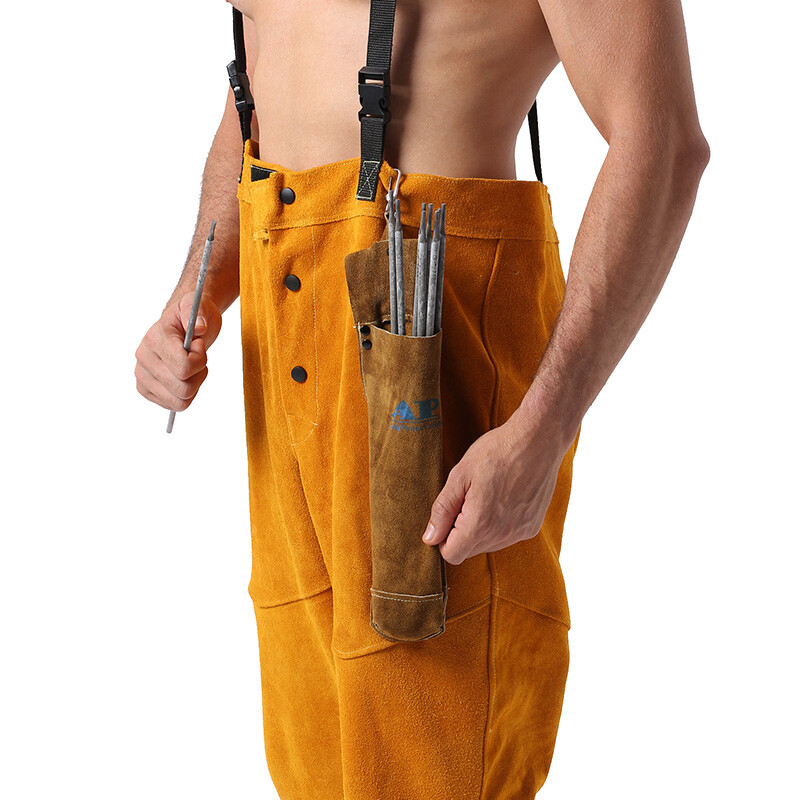 友盟AP-9110GB金棕色全皮焊枝袋圖片1