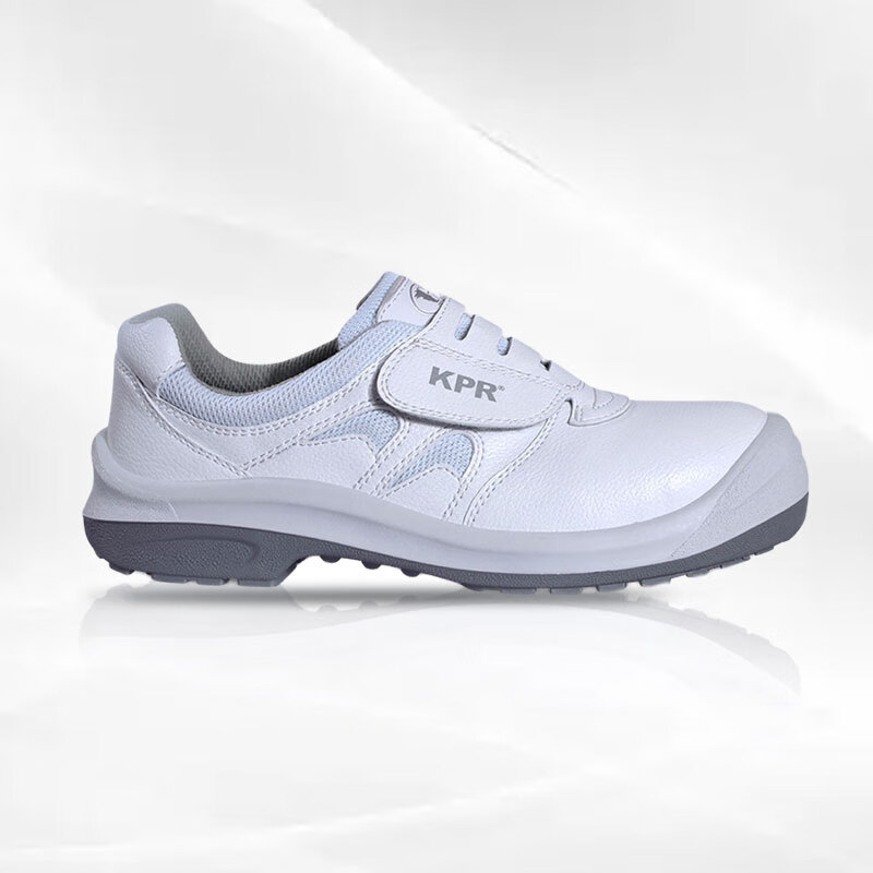 尊王L-088白色低幫防砸防靜電安全鞋圖片1