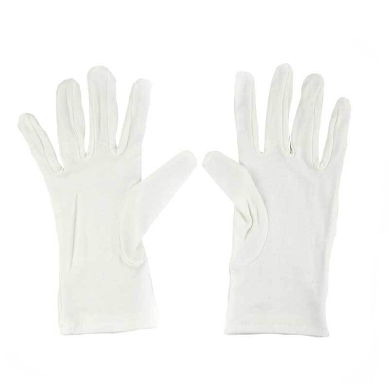漢盾HD-GP5507滌綸背三筋白色禮儀勞保手套圖片2