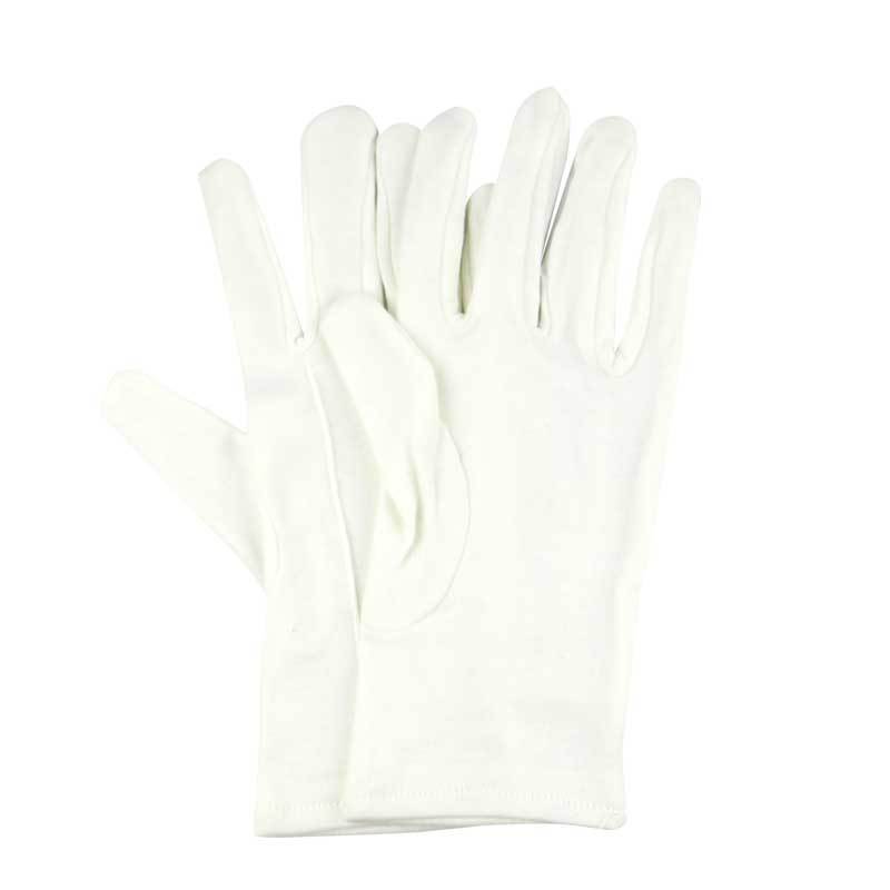 漢盾HD-GP5507滌綸背三筋白色禮儀勞保手套圖片1