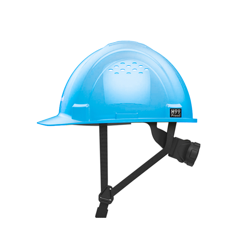 Honeywell霍尼韋爾H99PBN107SCN H99pro加強ABS款不帶通風孔按鍵款藍色安全帽圖片2