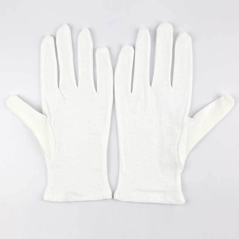 漢盾HD-GP5503滌棉白色禮儀勞保手套圖片1