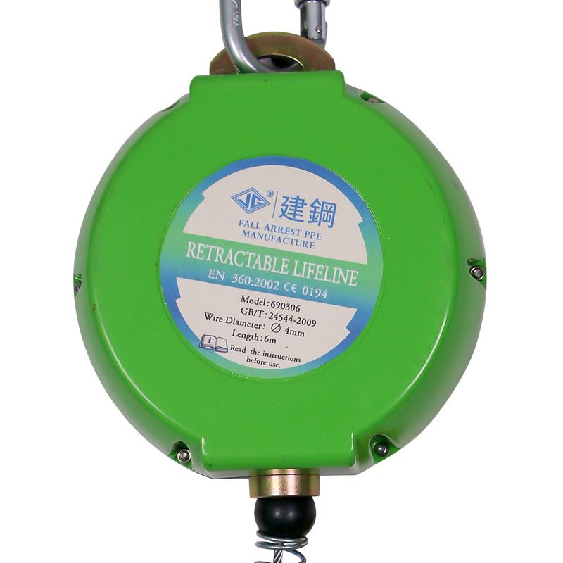 建鋼690306鋼纜速差防墜器自鎖速差器6米圖片4