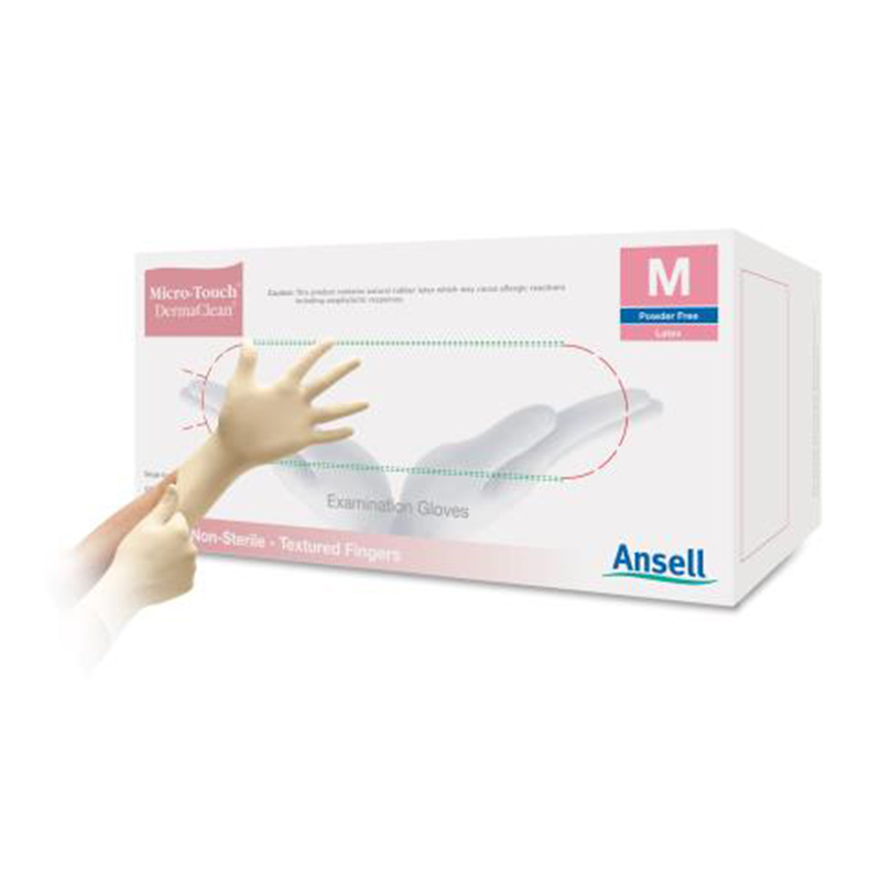 安思爾MICRO-TOUCH DermaClean 4572無粉乳膠檢查手套圖片1 安思爾MICRO-TOUCH DermaClean 4572無粉乳膠檢查手套圖片1